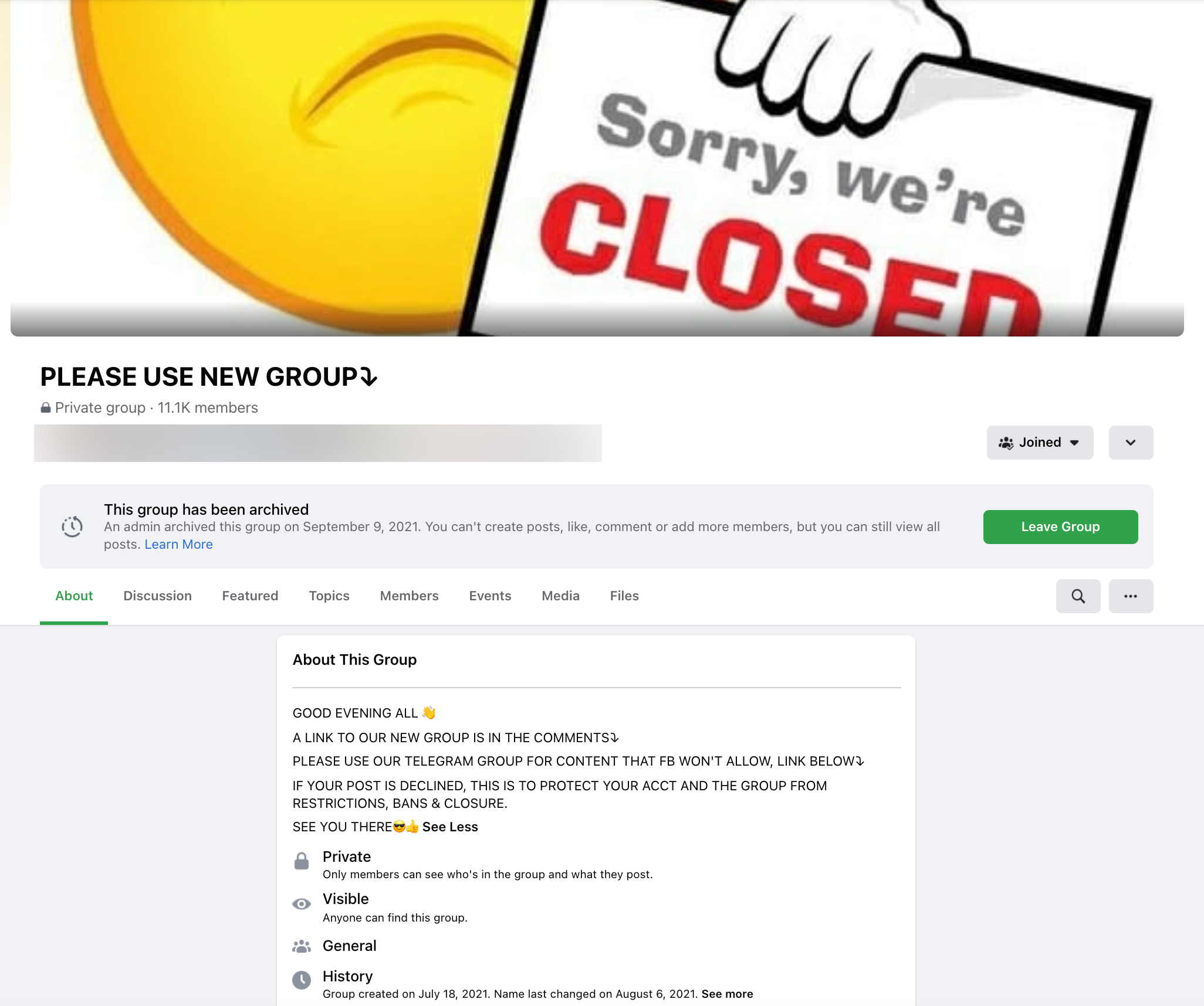 image of facebook group