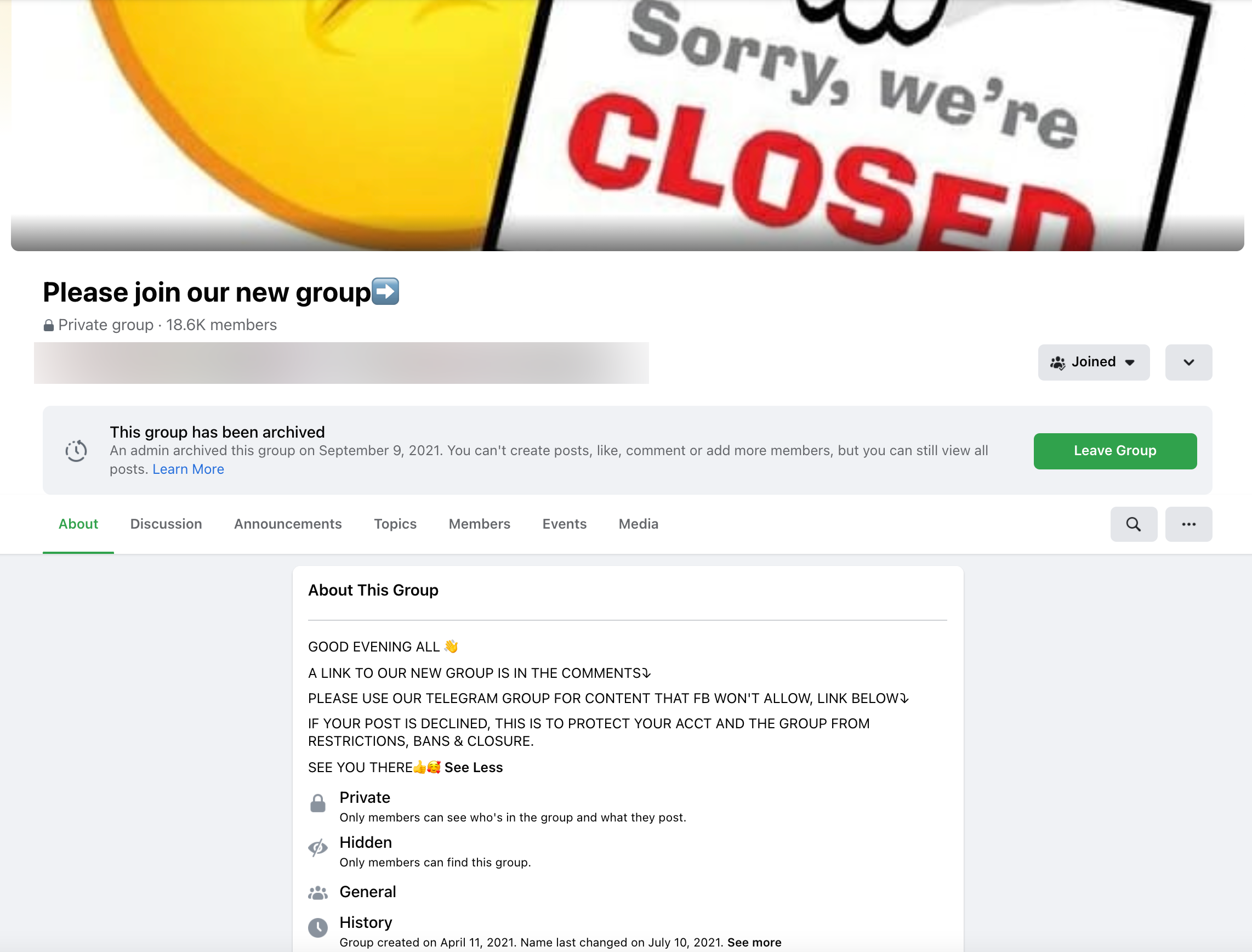image of facebook group