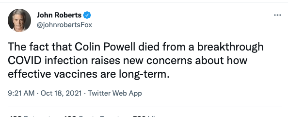 John Roberts Colin Powell