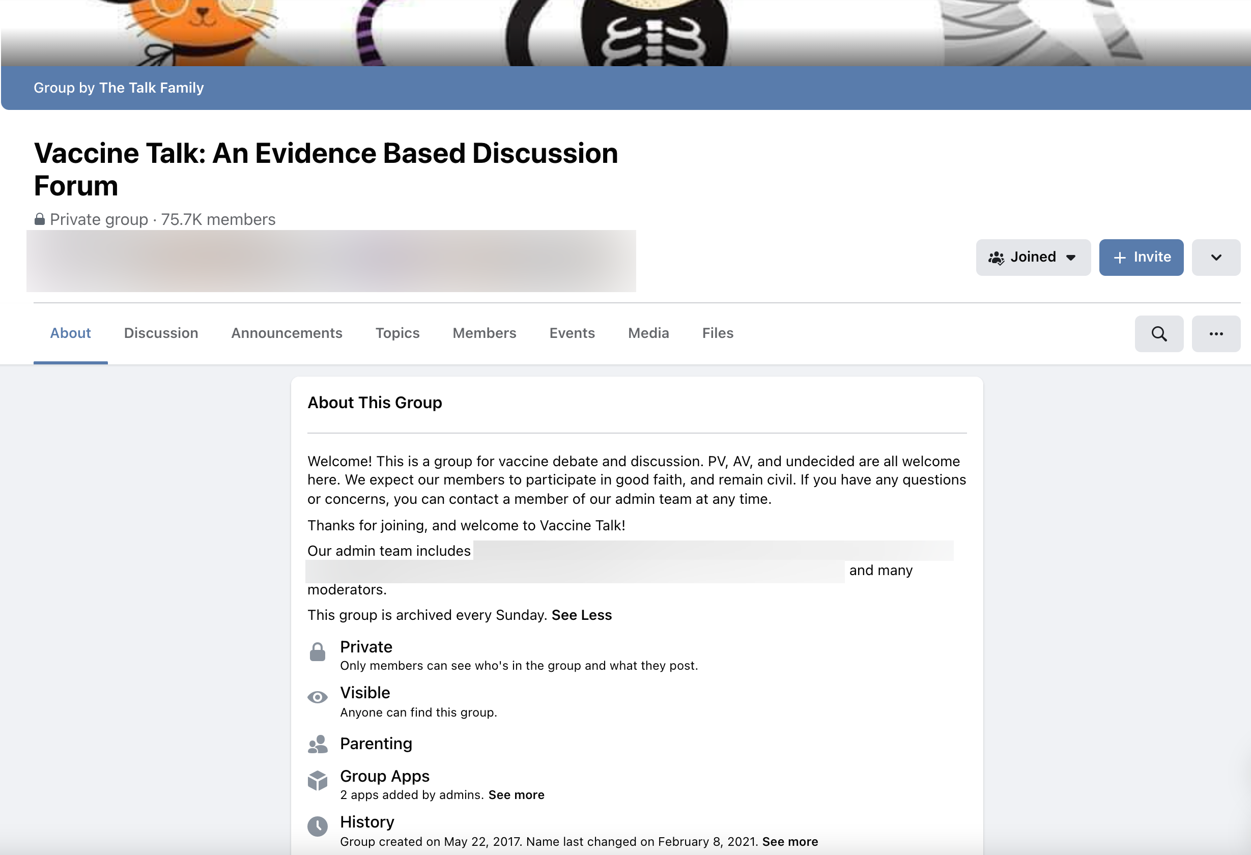 image of facebook group