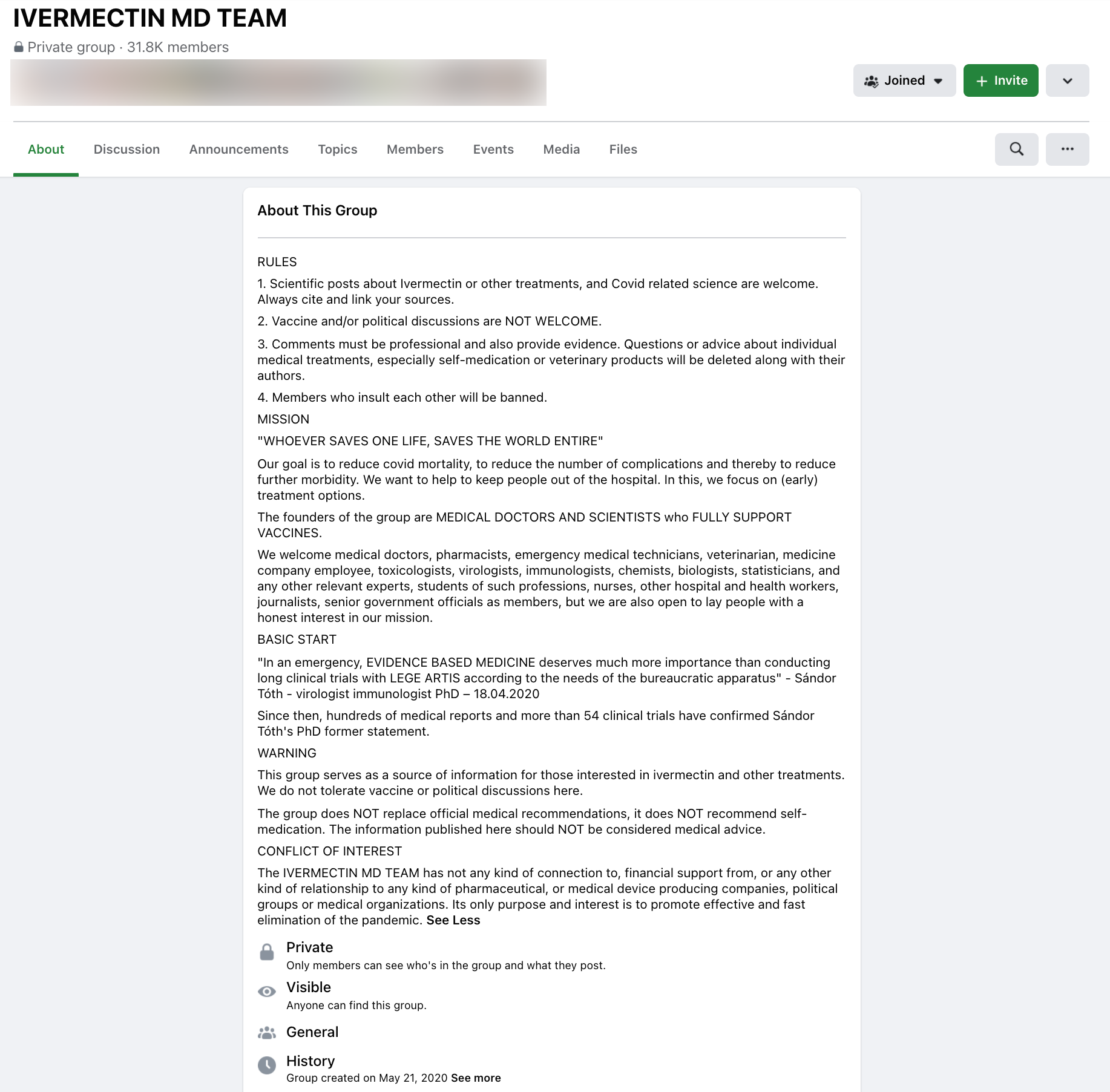 image of facebook group