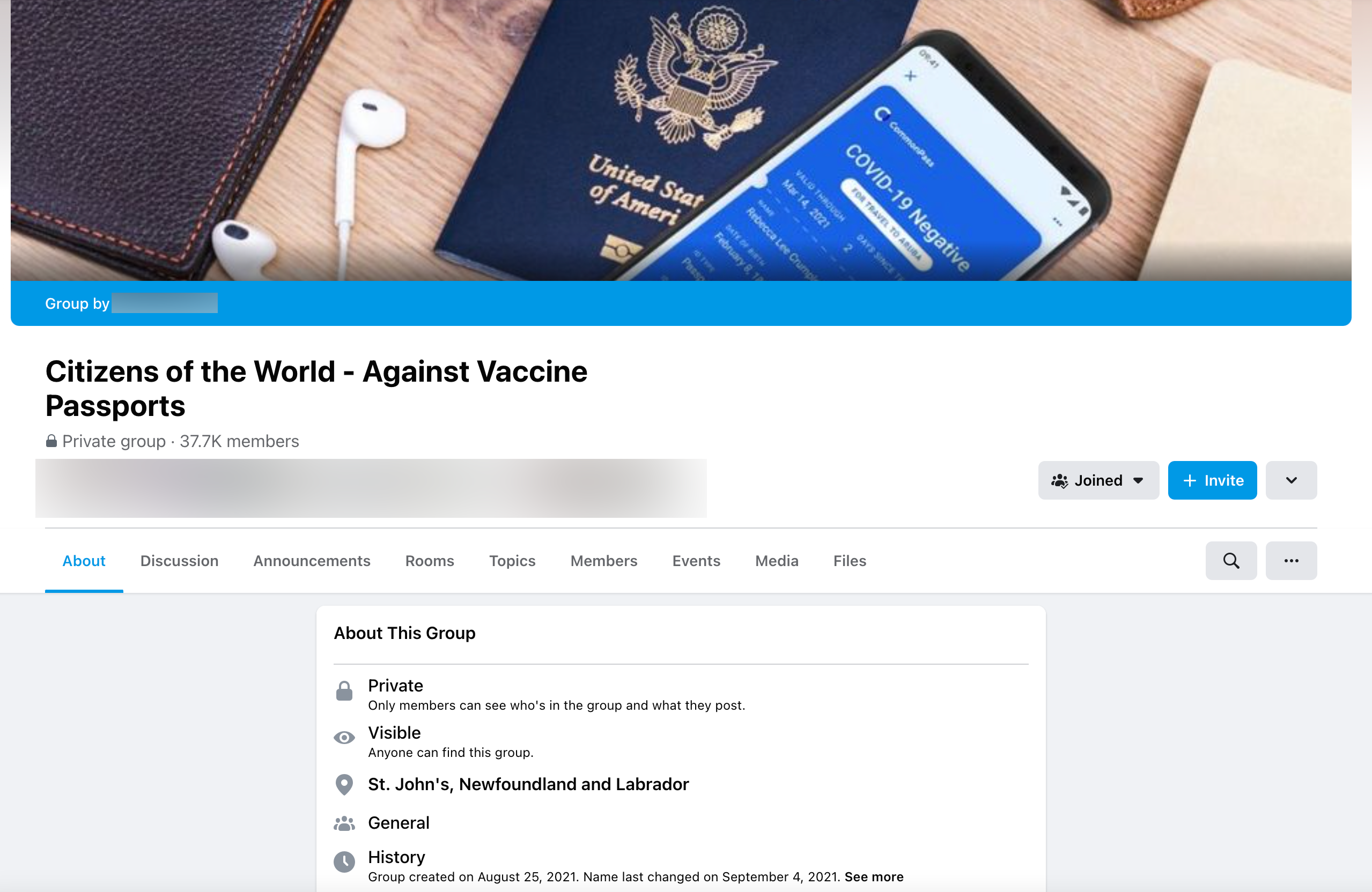 image of facebook group