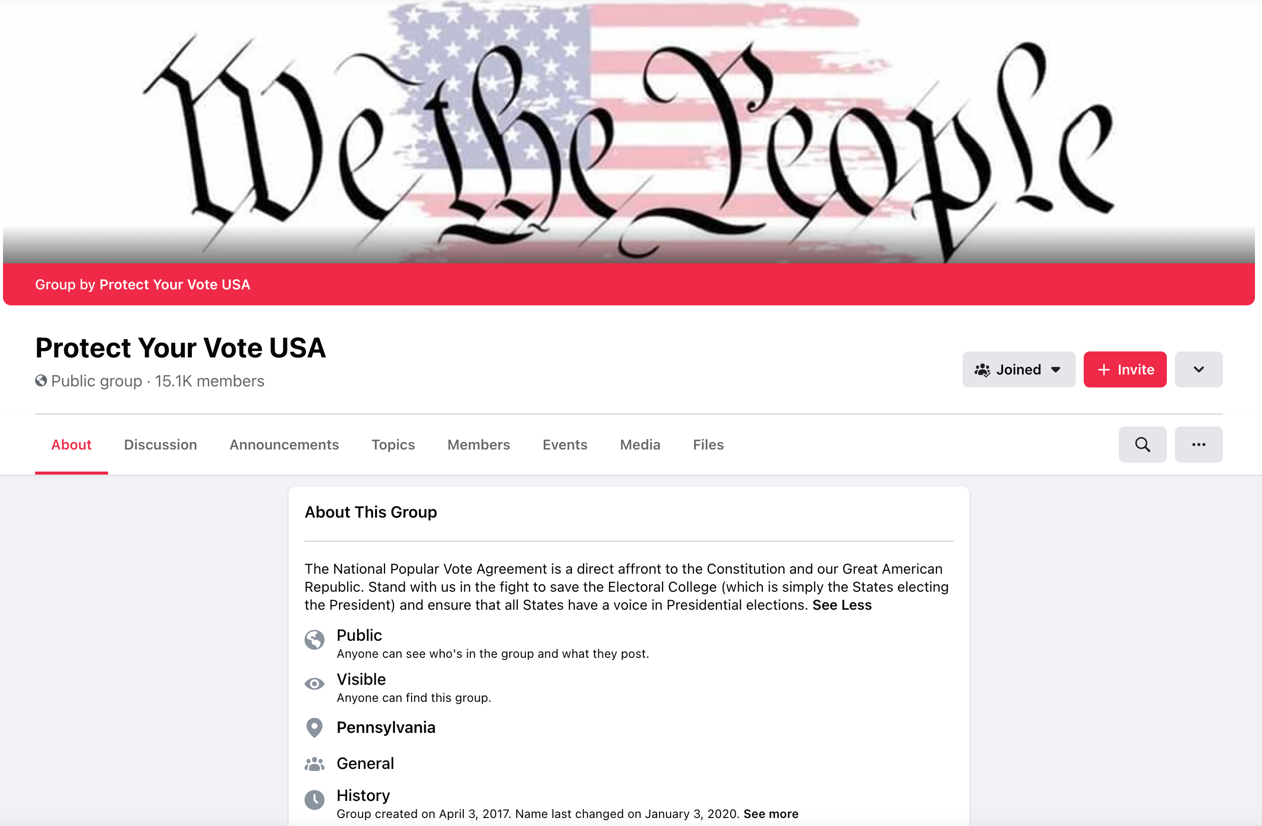 image of facebook group