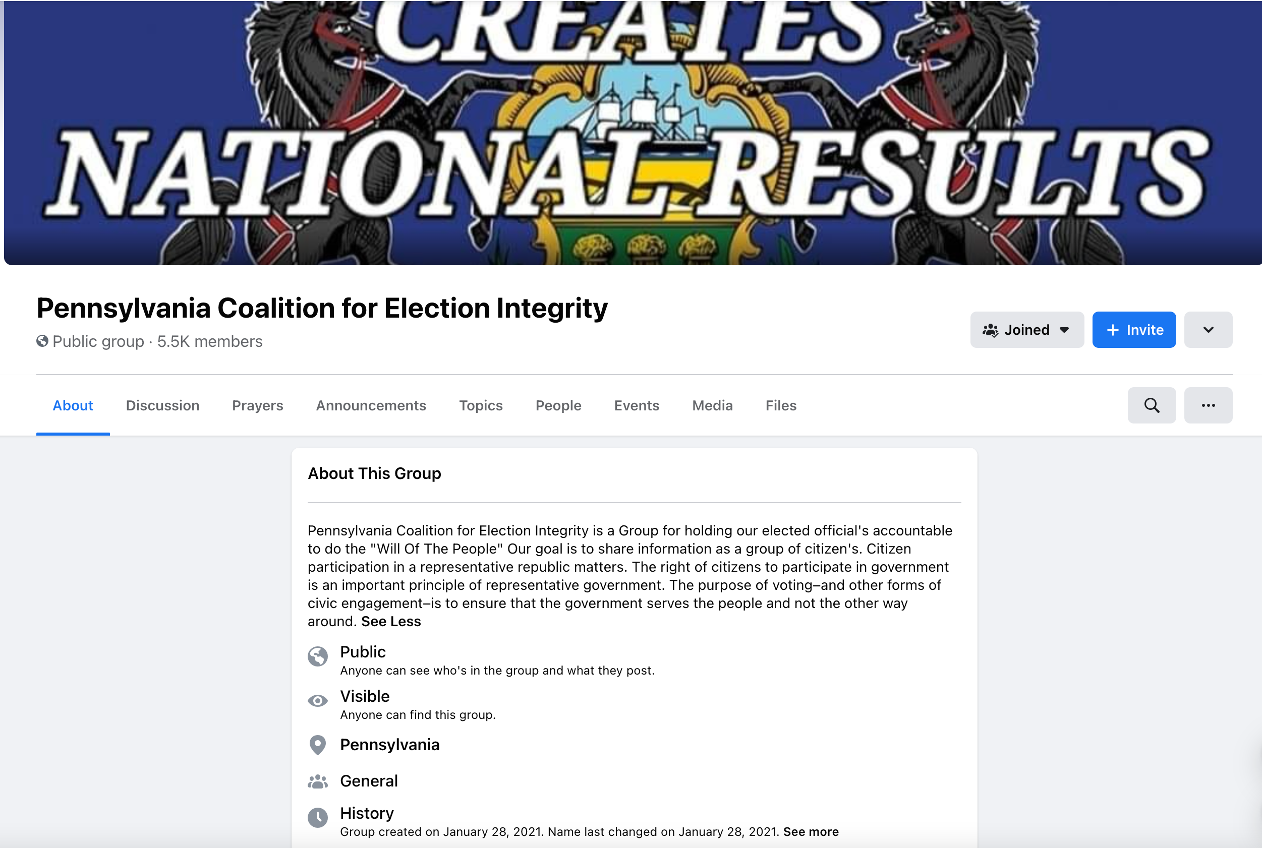 image of facebook group