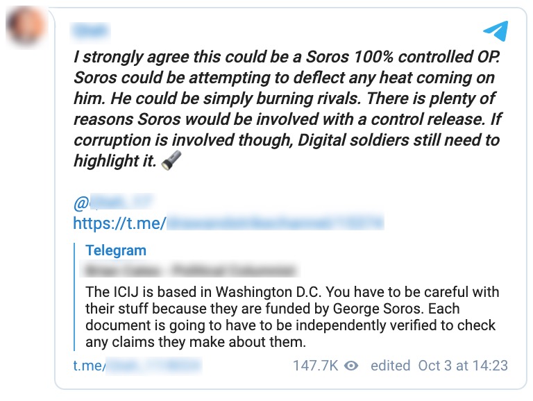 qanon influencer dismisses pandora papers 7