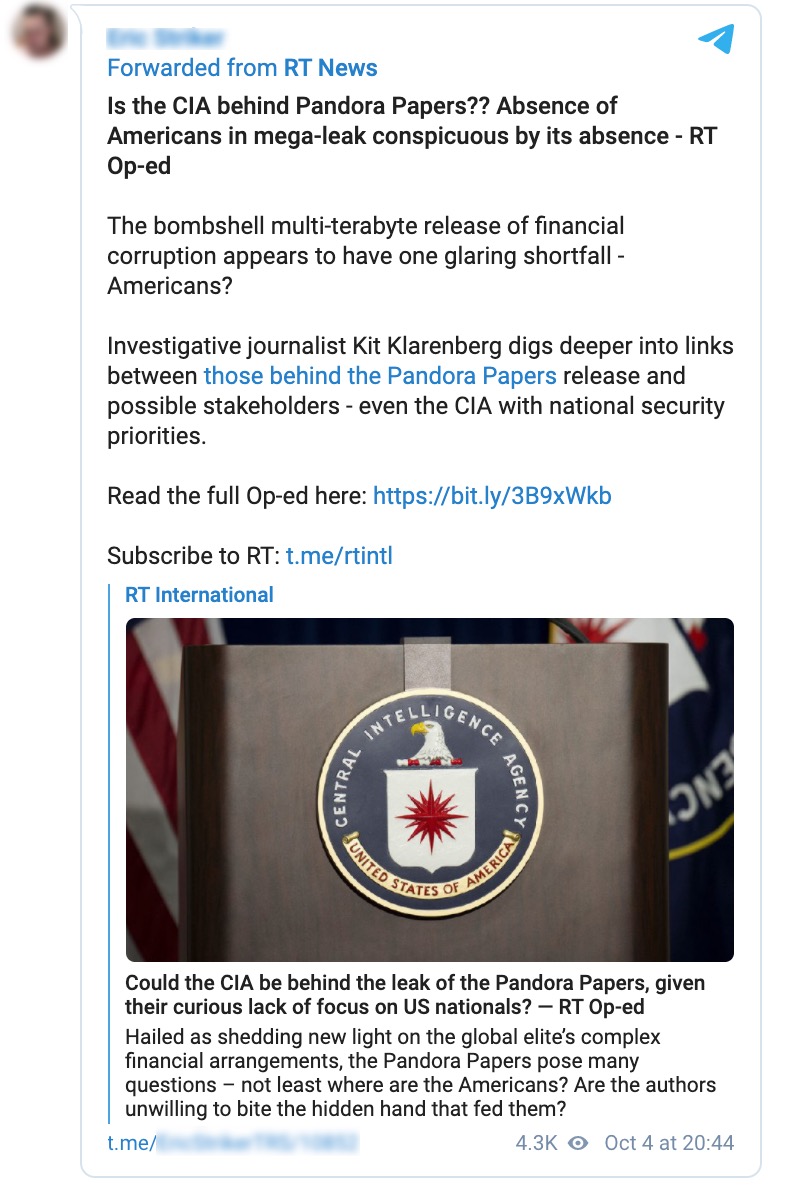 white nationalist amplifies RT article
