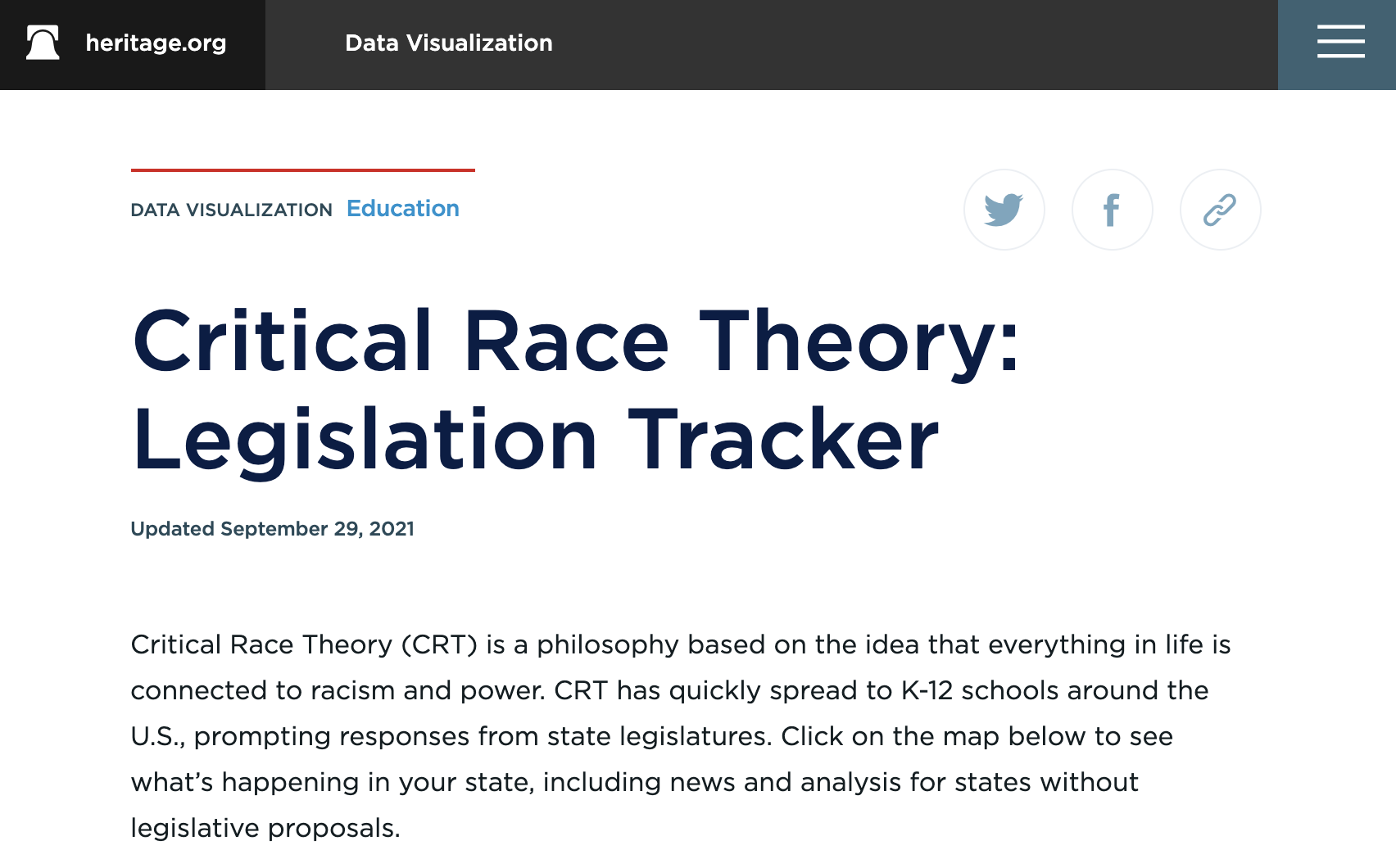heritage crt legislation tracker