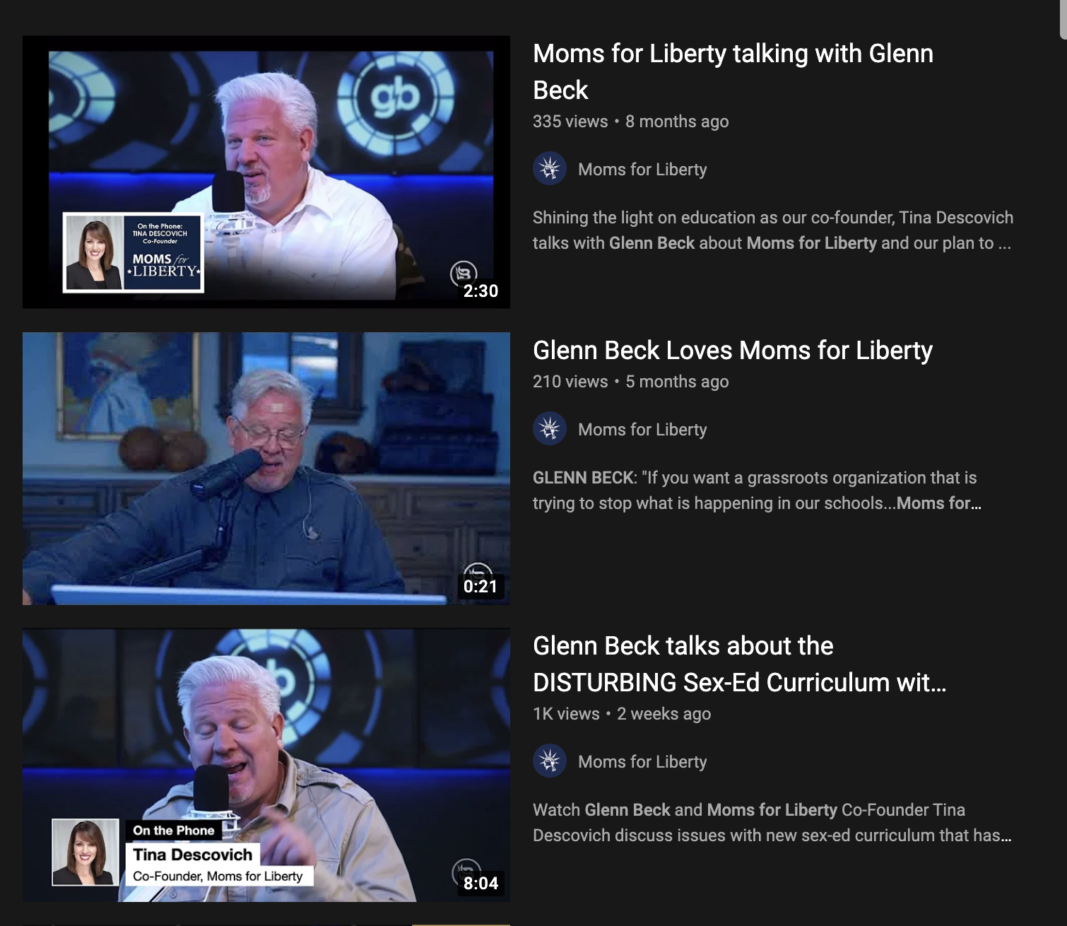 glenn beck M4L videos