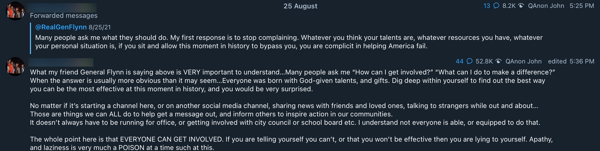 QAnon John school board post