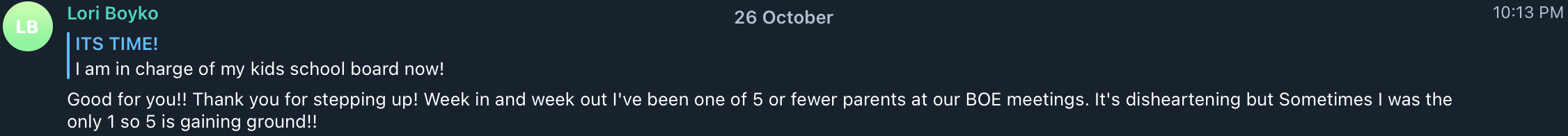 QAnon supporter school board post5