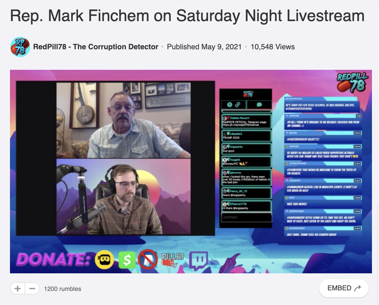 Mark Finchem on RedPill78