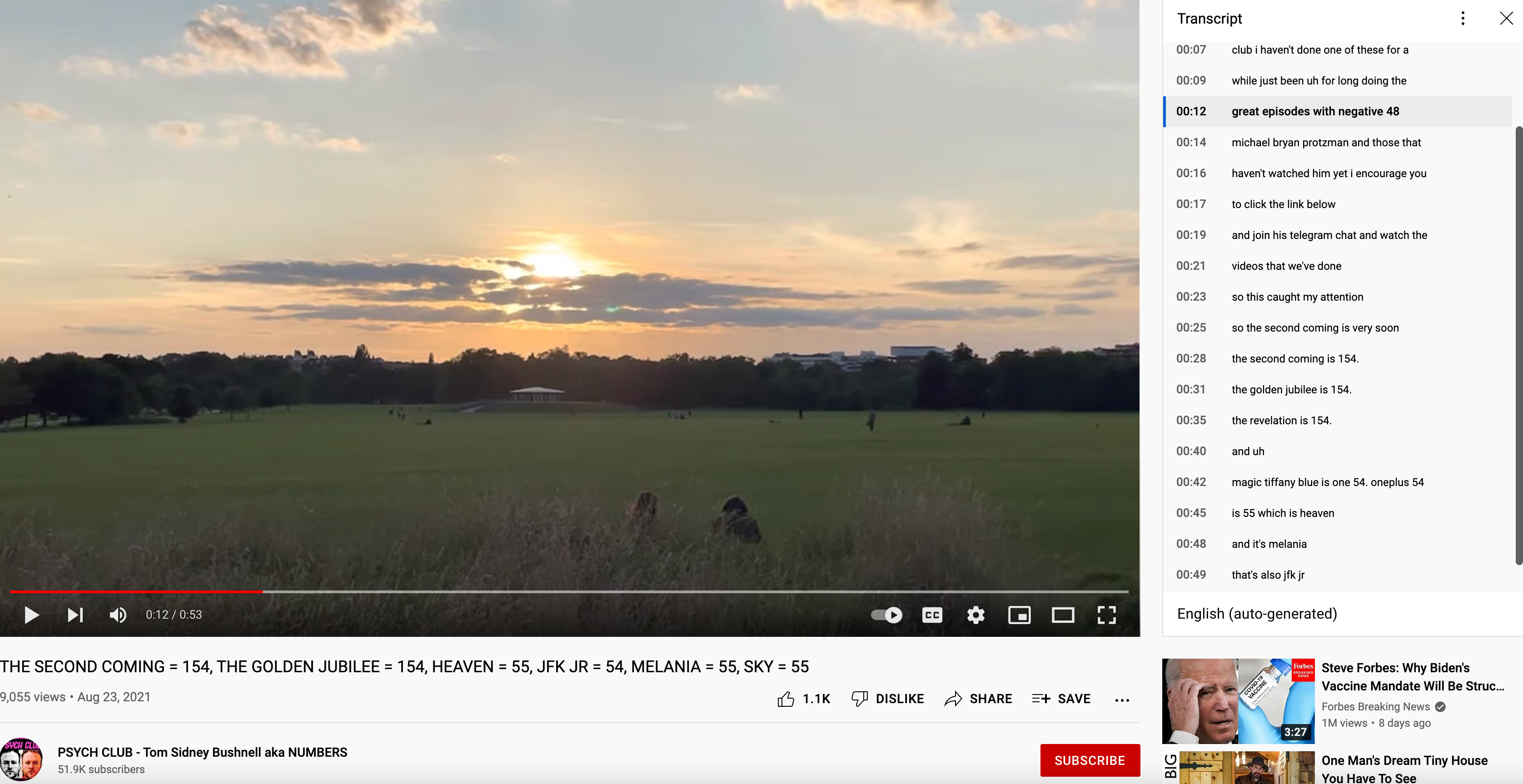YouTube QAnon JFK Jr. video7