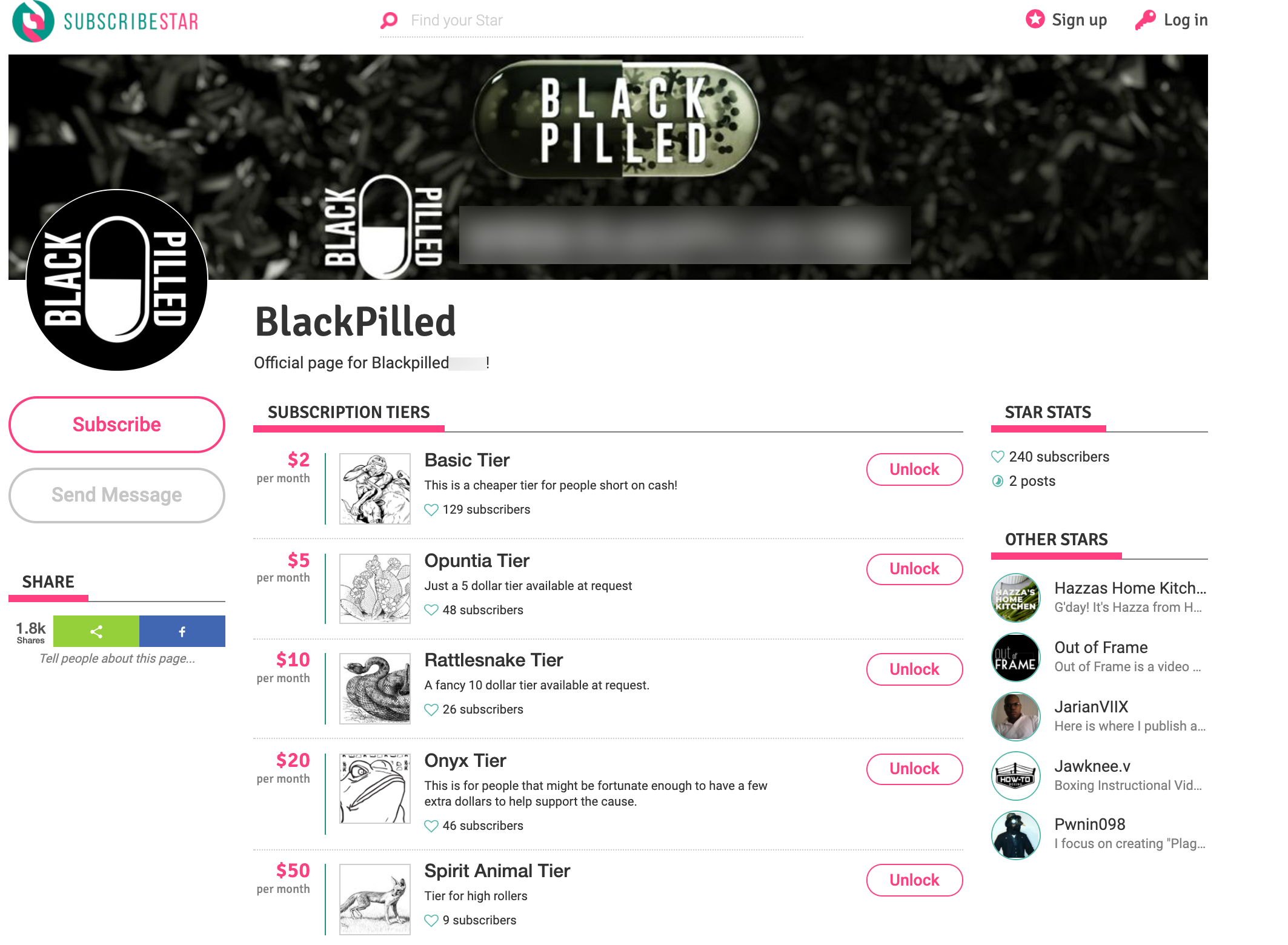 Devon Stack Subscribestar