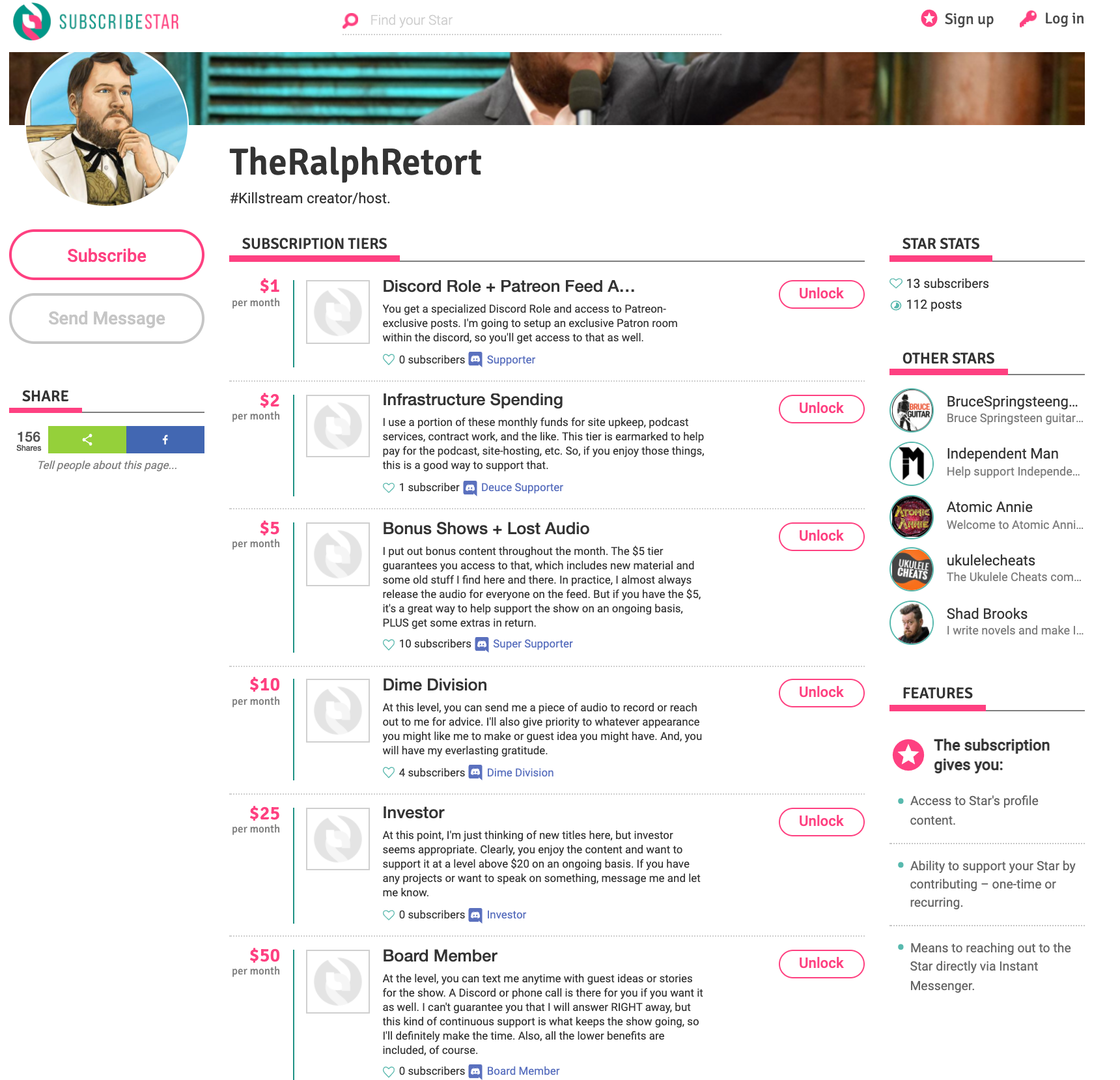 Ethan Ralph Subscribestar