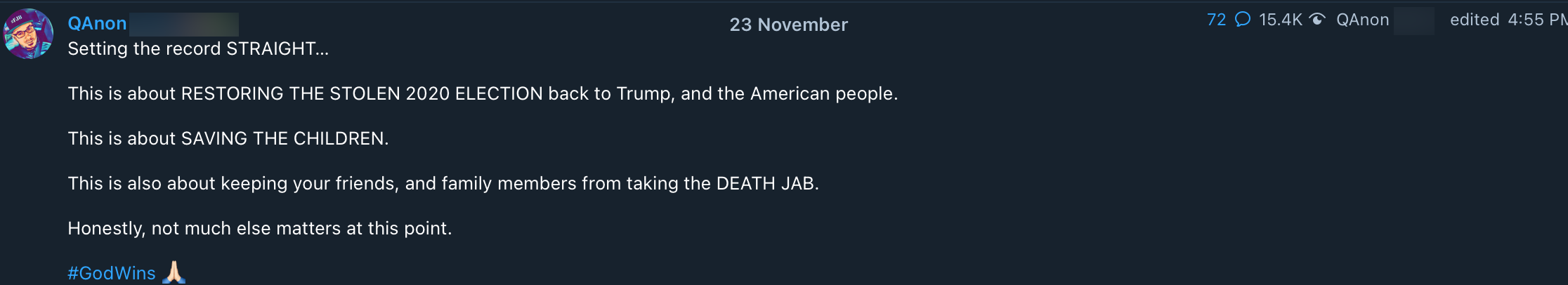 QAnon post elections2