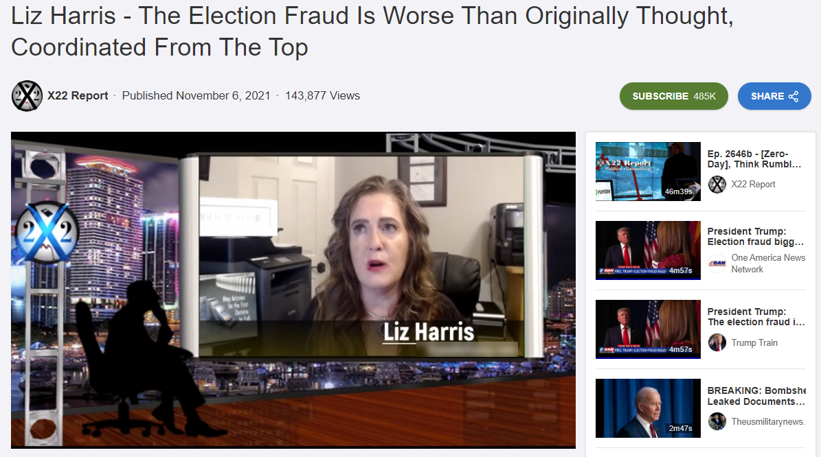 Liz Harris QAnon show1