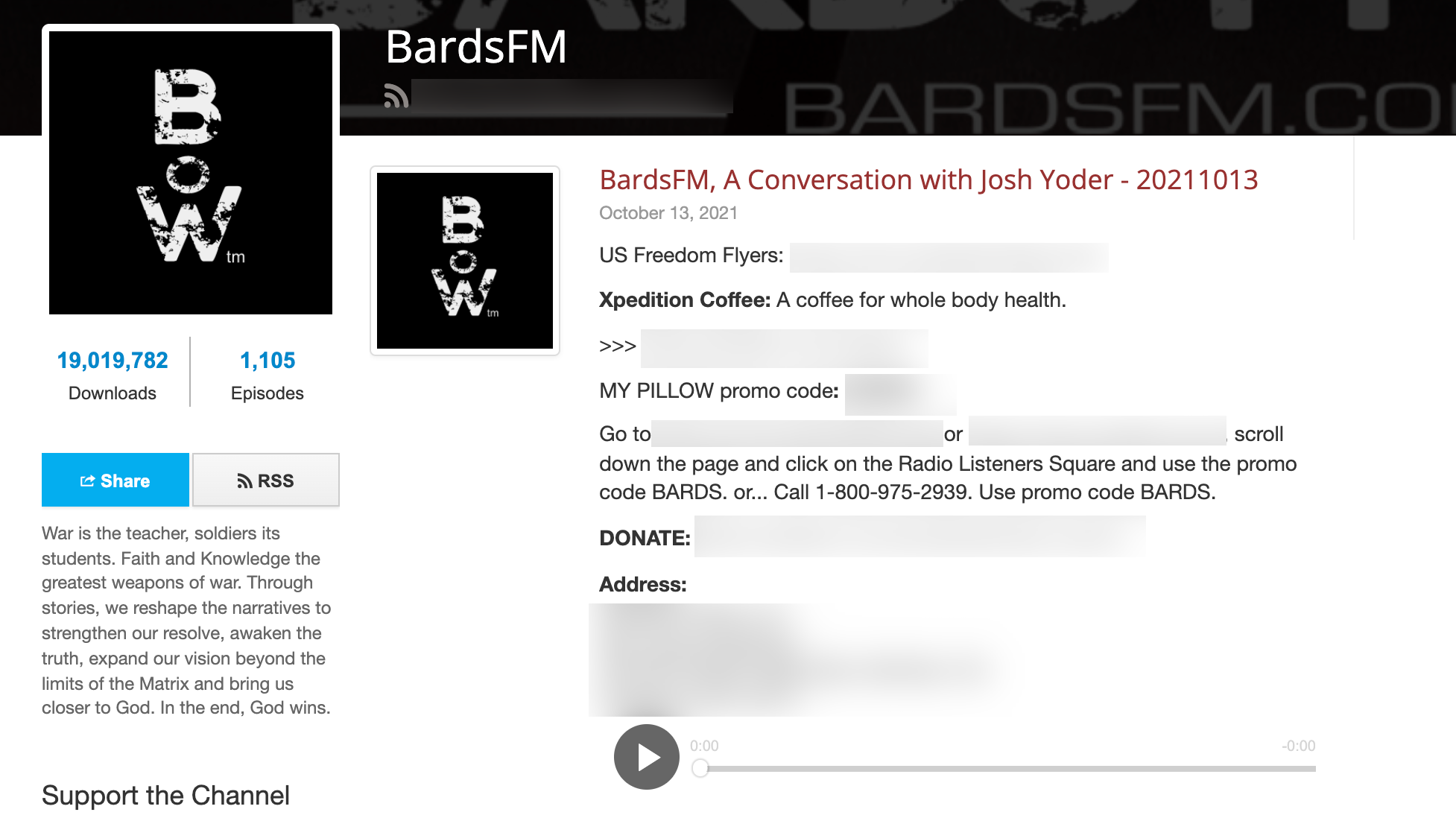 BardsFM Yoder
