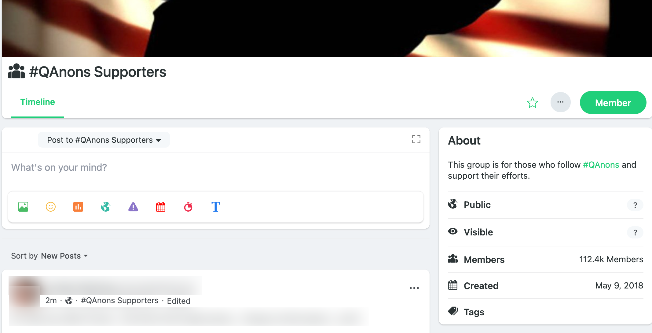 Nicholas Ferrara QAnon Gab group