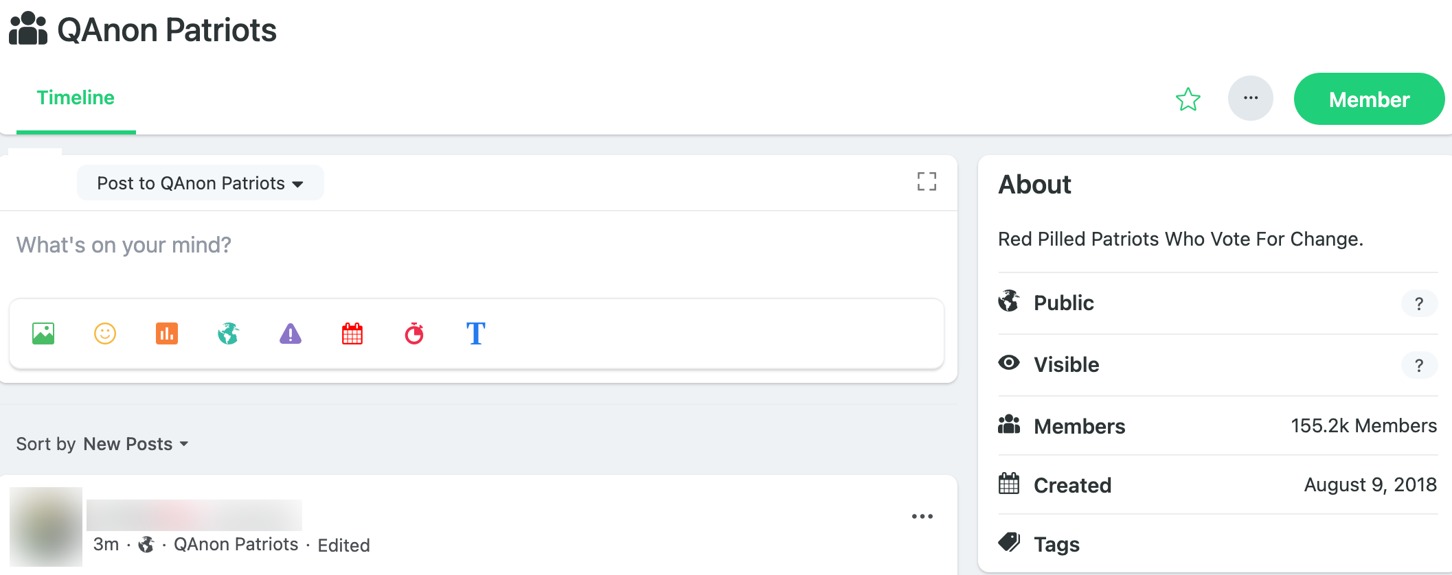 Mark Coester QAnon Gab group