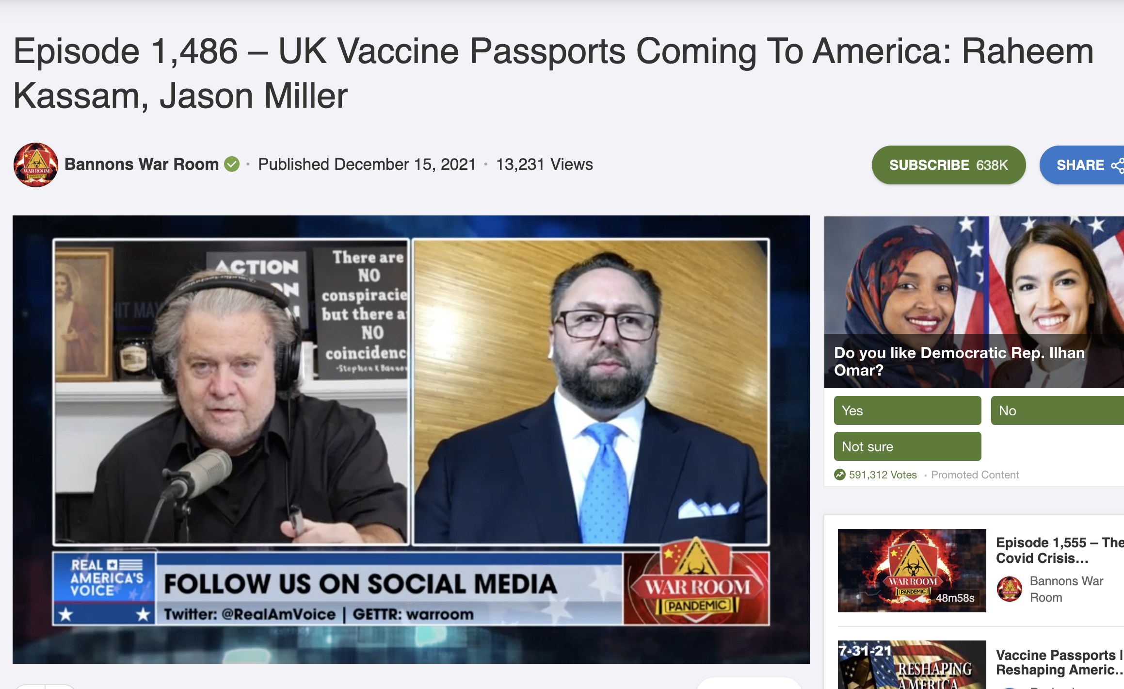 Jason Miller on War Room