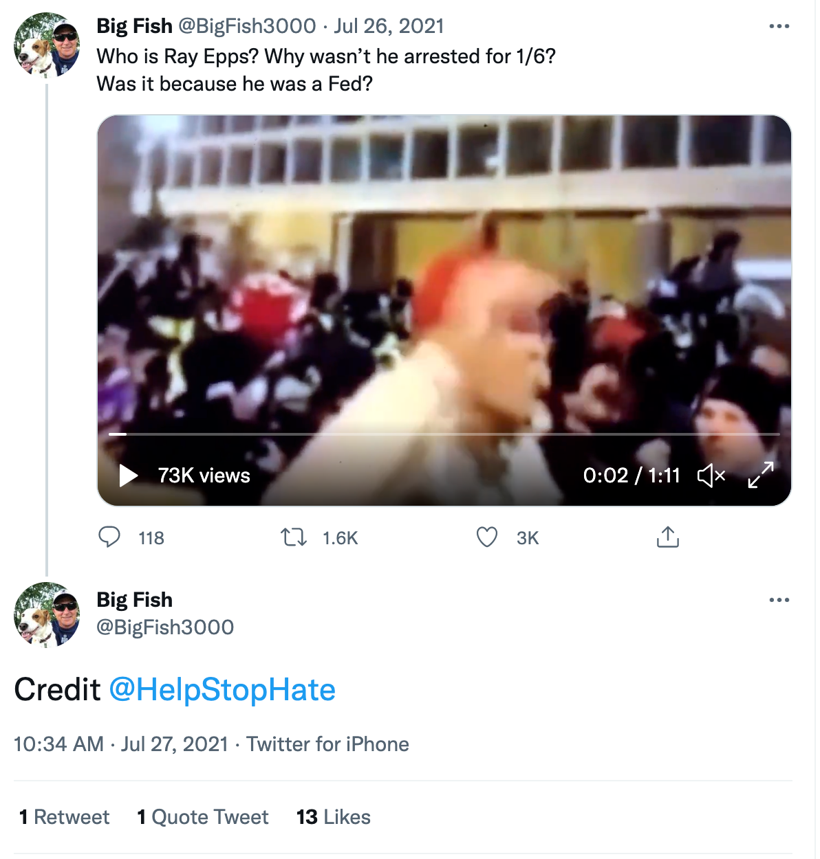 image of tweets