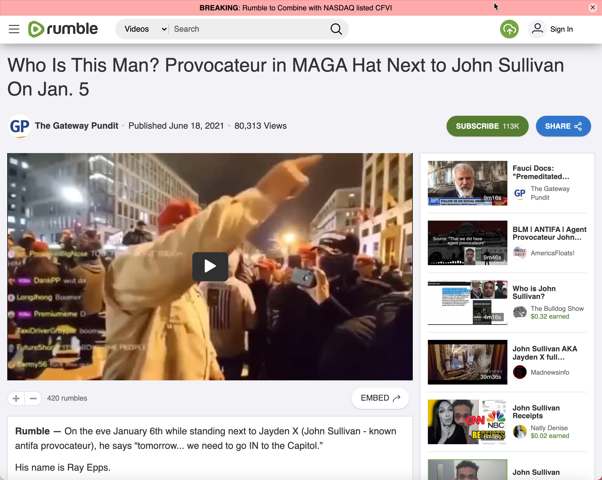 image of rumble video