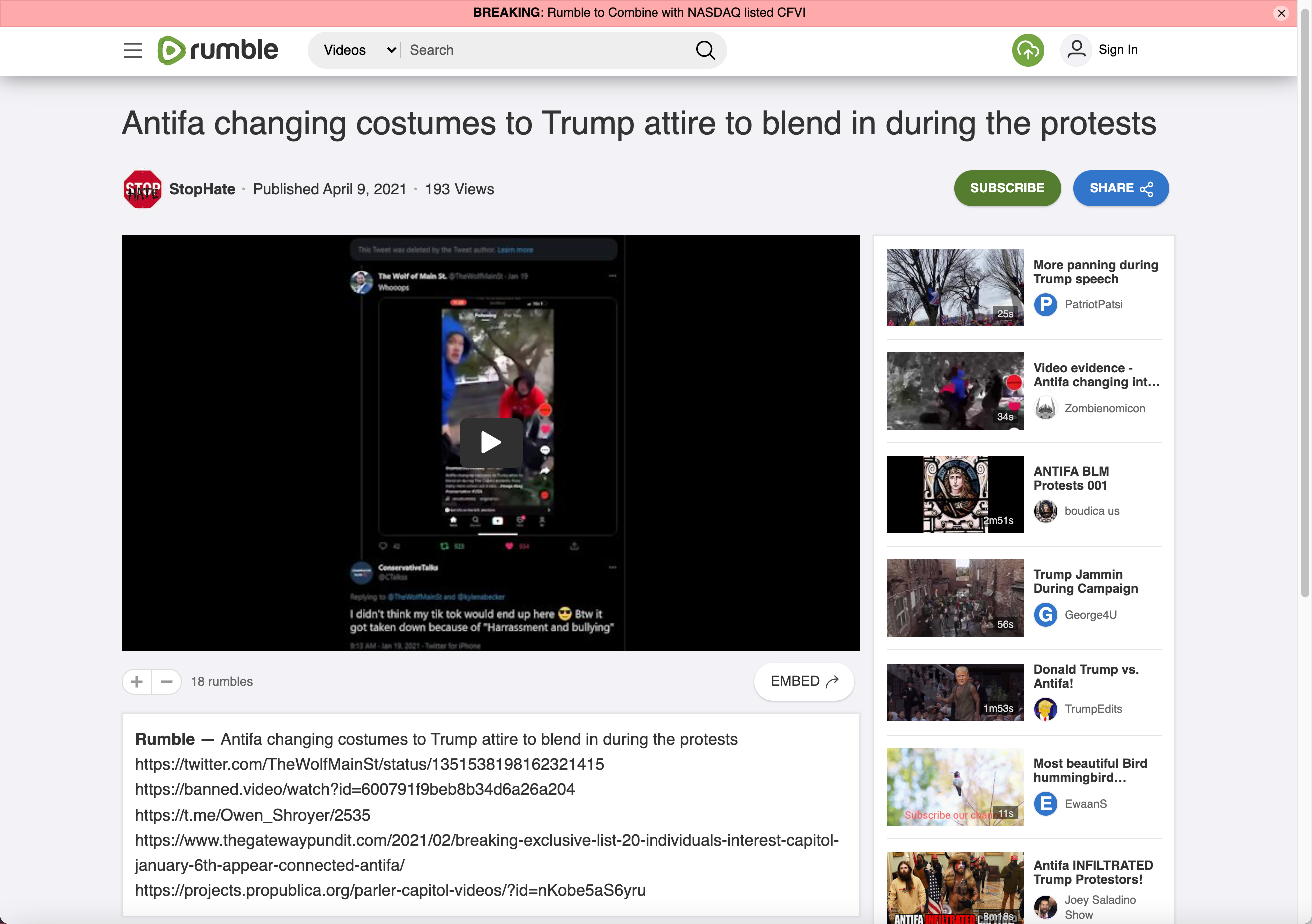image of rumble video