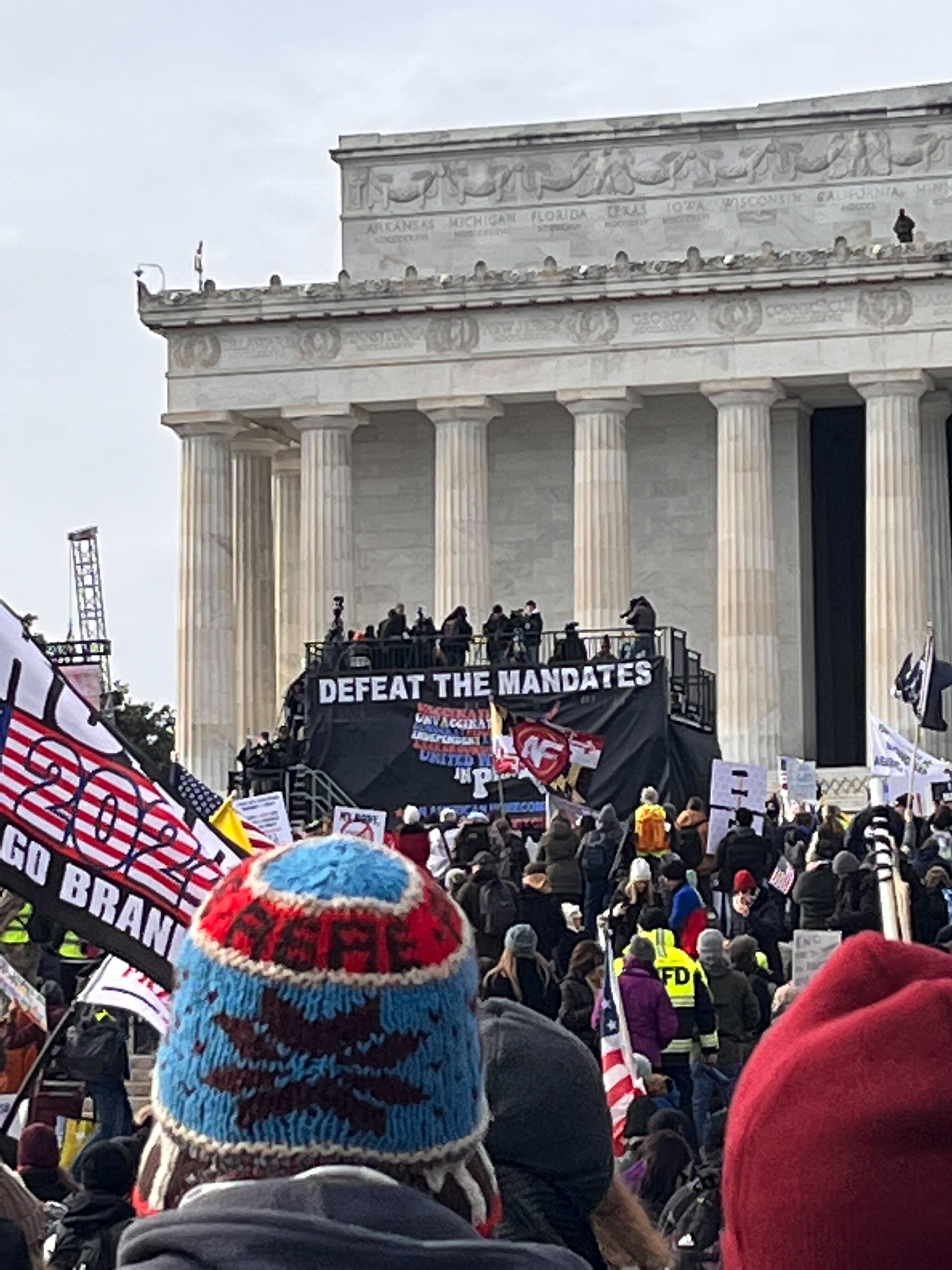 Nick Fuentes antivaxxmarch 1/23/22