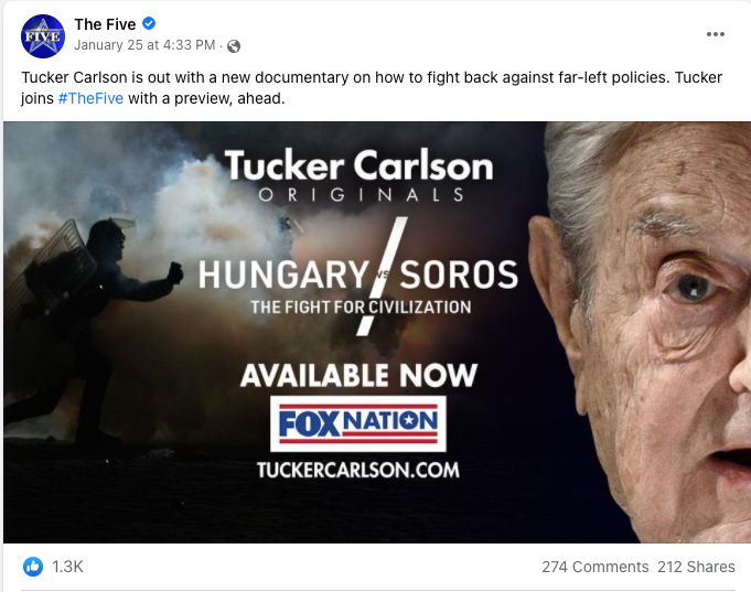 image of facebook post