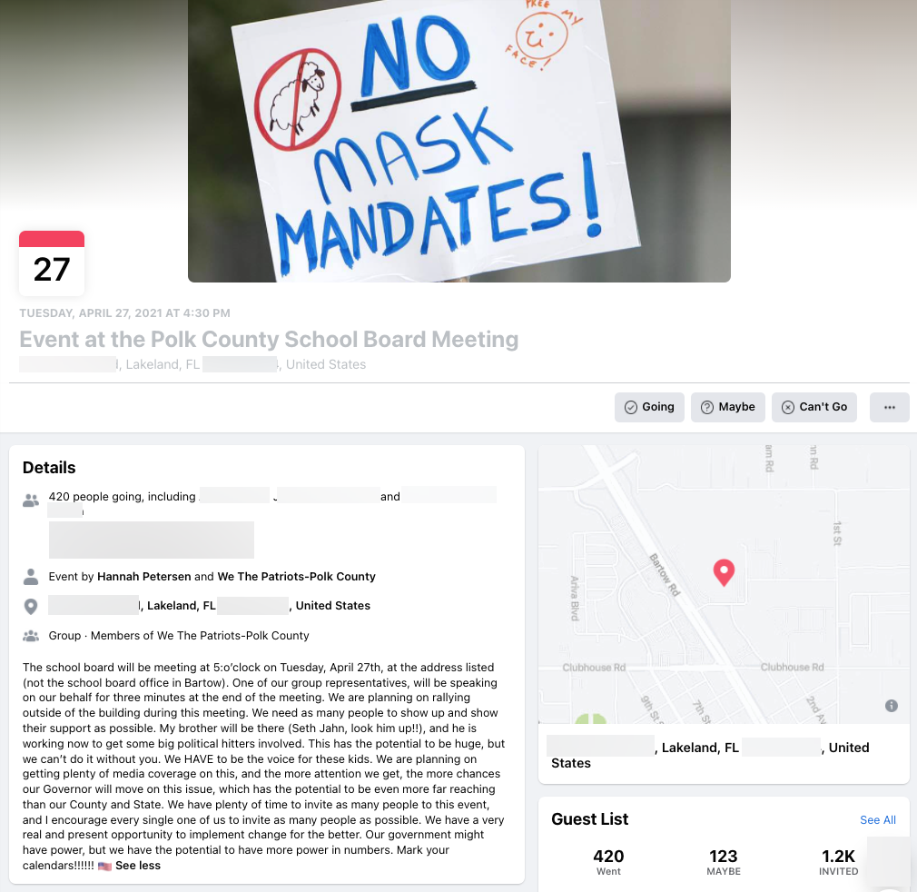 image of facebook event