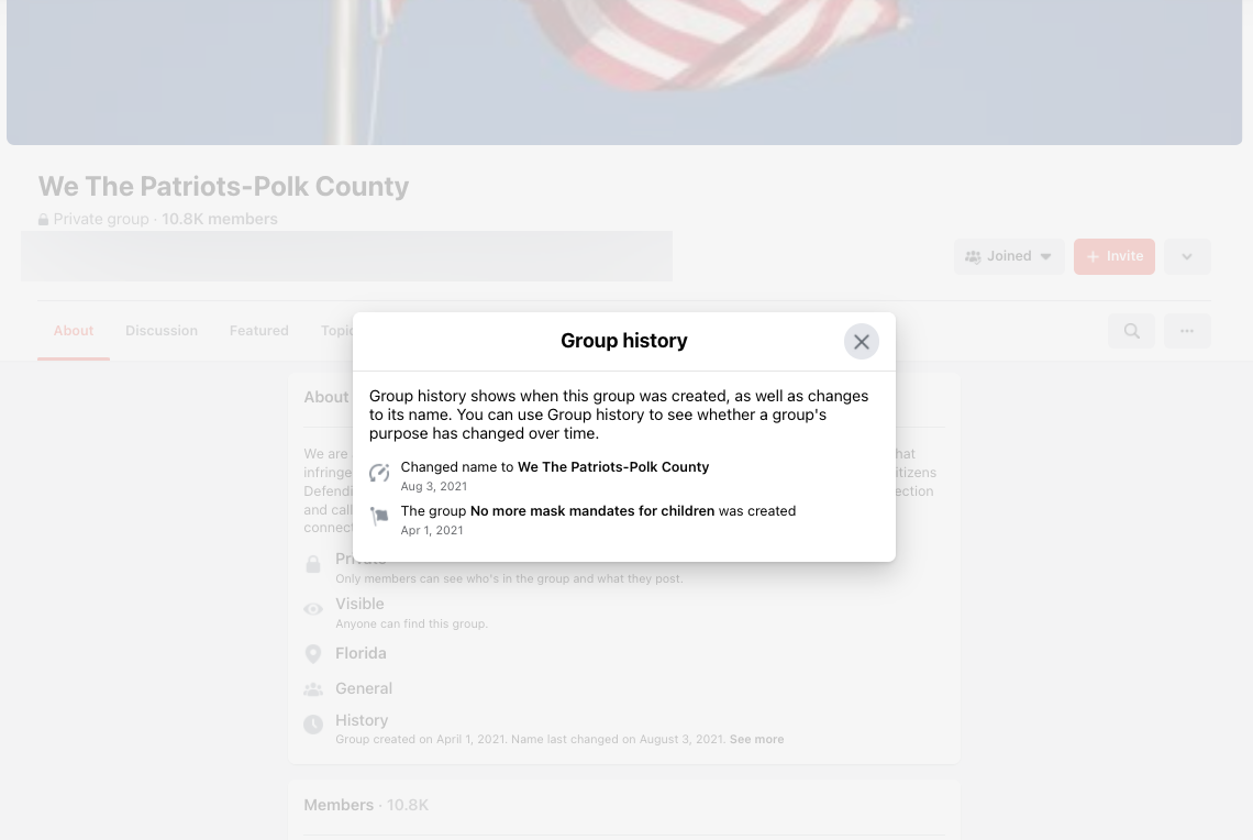image of facebook group