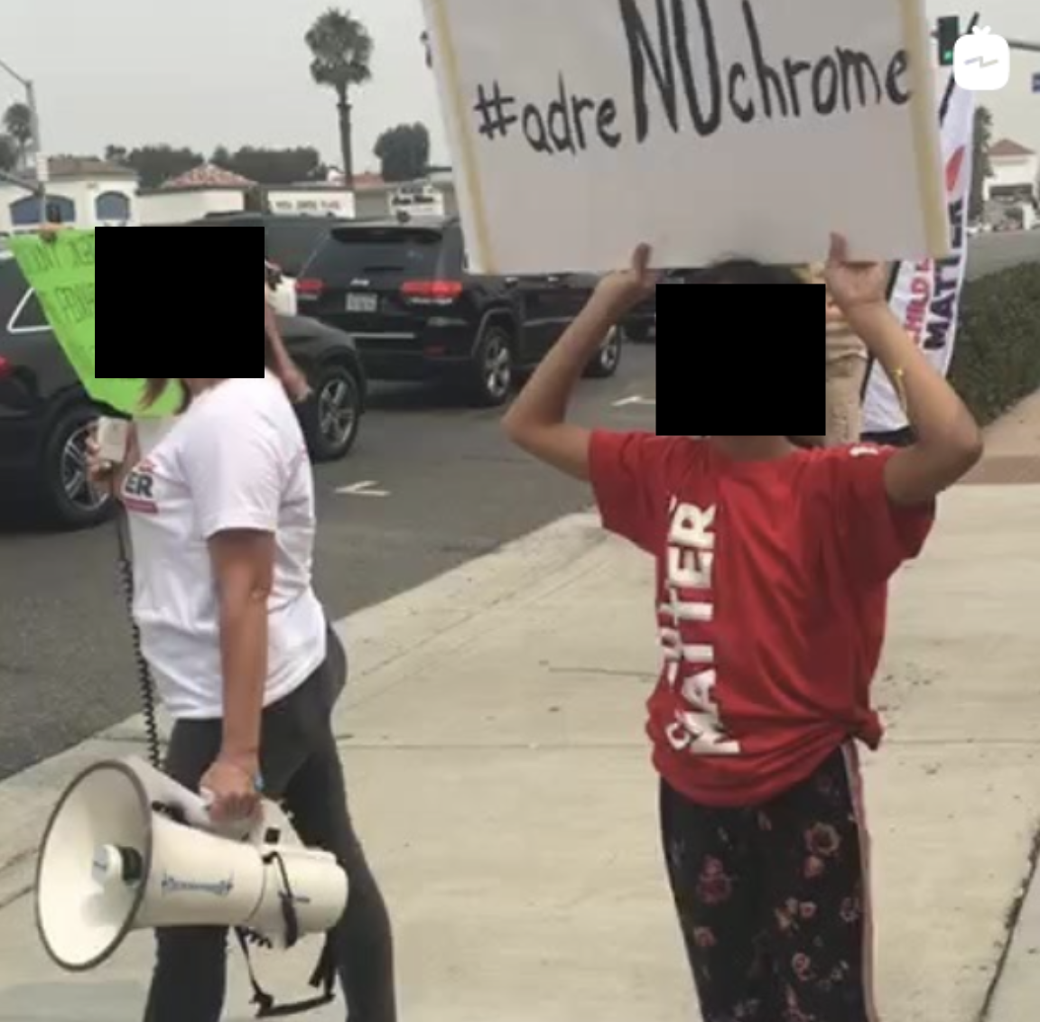 adrenochrome hollywood protest