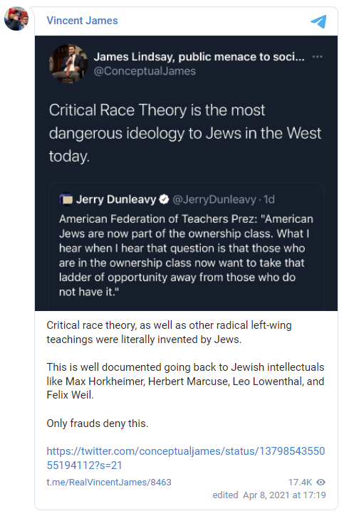 Vincent James Foxx on critical race theory