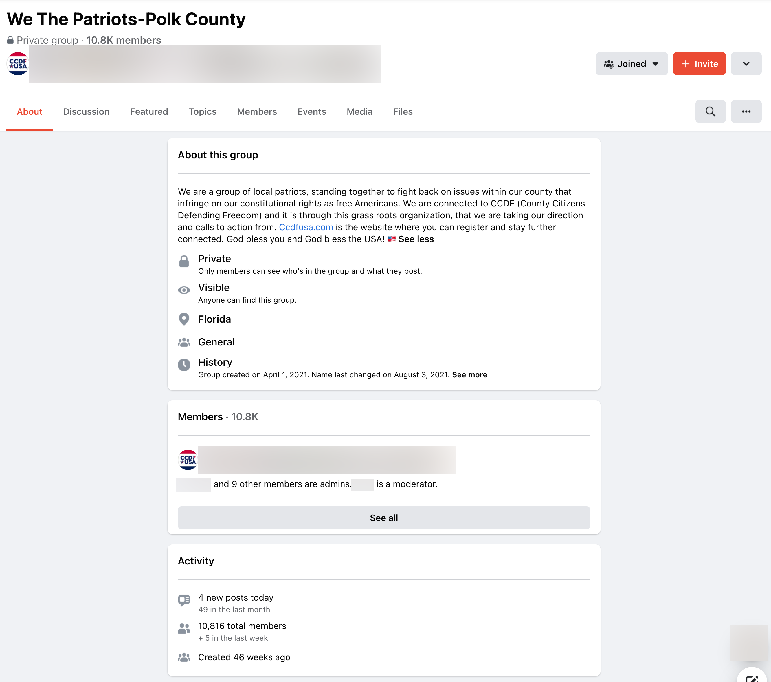 image of facebook group