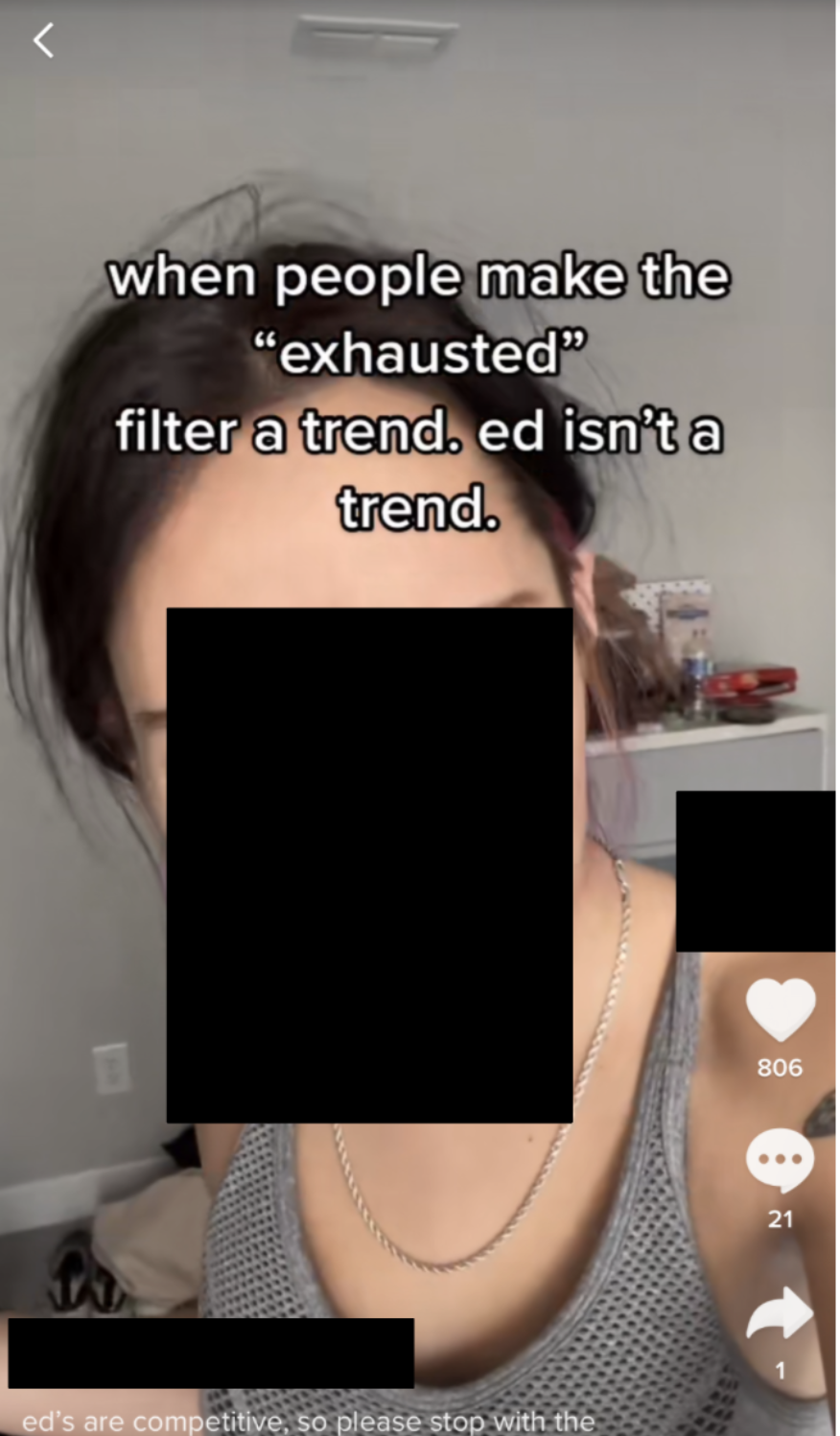 eating disorder trend - exhausted me