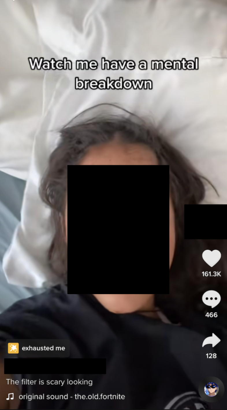 watch me have a breakdown - exhausted me