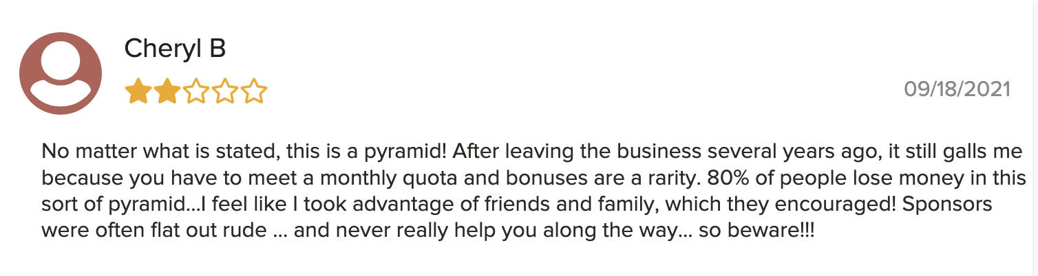 BBB it works pyramid scheme