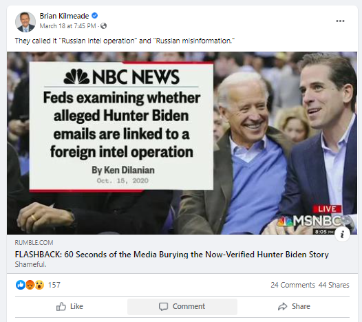 Brian Kilmeade Links to Rumble