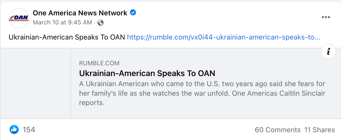 image of facebook post