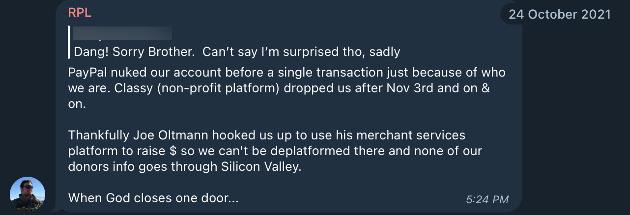 QAnon militia group Oltmann