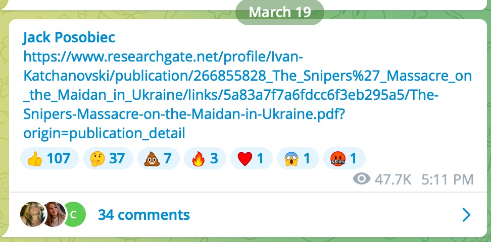 Ivan Katchanovski Telegram forward