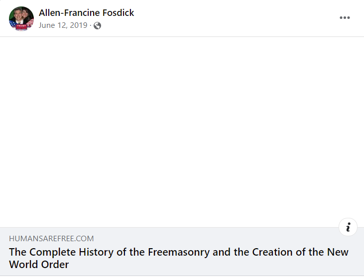 The Fosdicks post on June 12, 2019