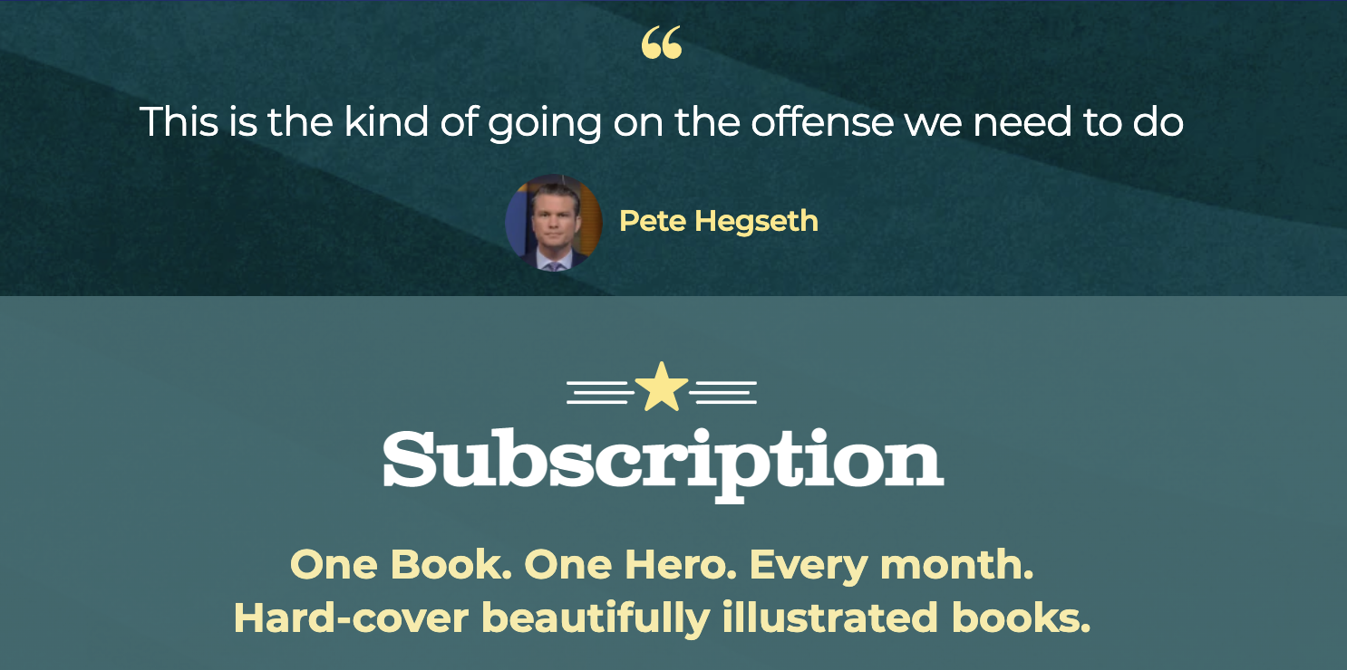 hegseth heroes of liberty