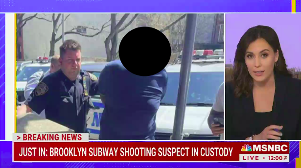 MSNBC photo of NYC subway gunman 