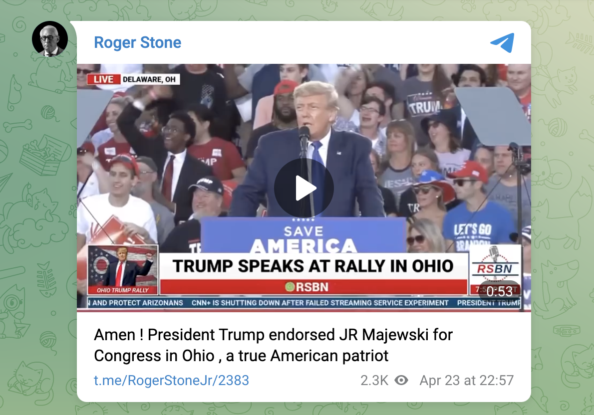 Roger Stone J.R. Majewski