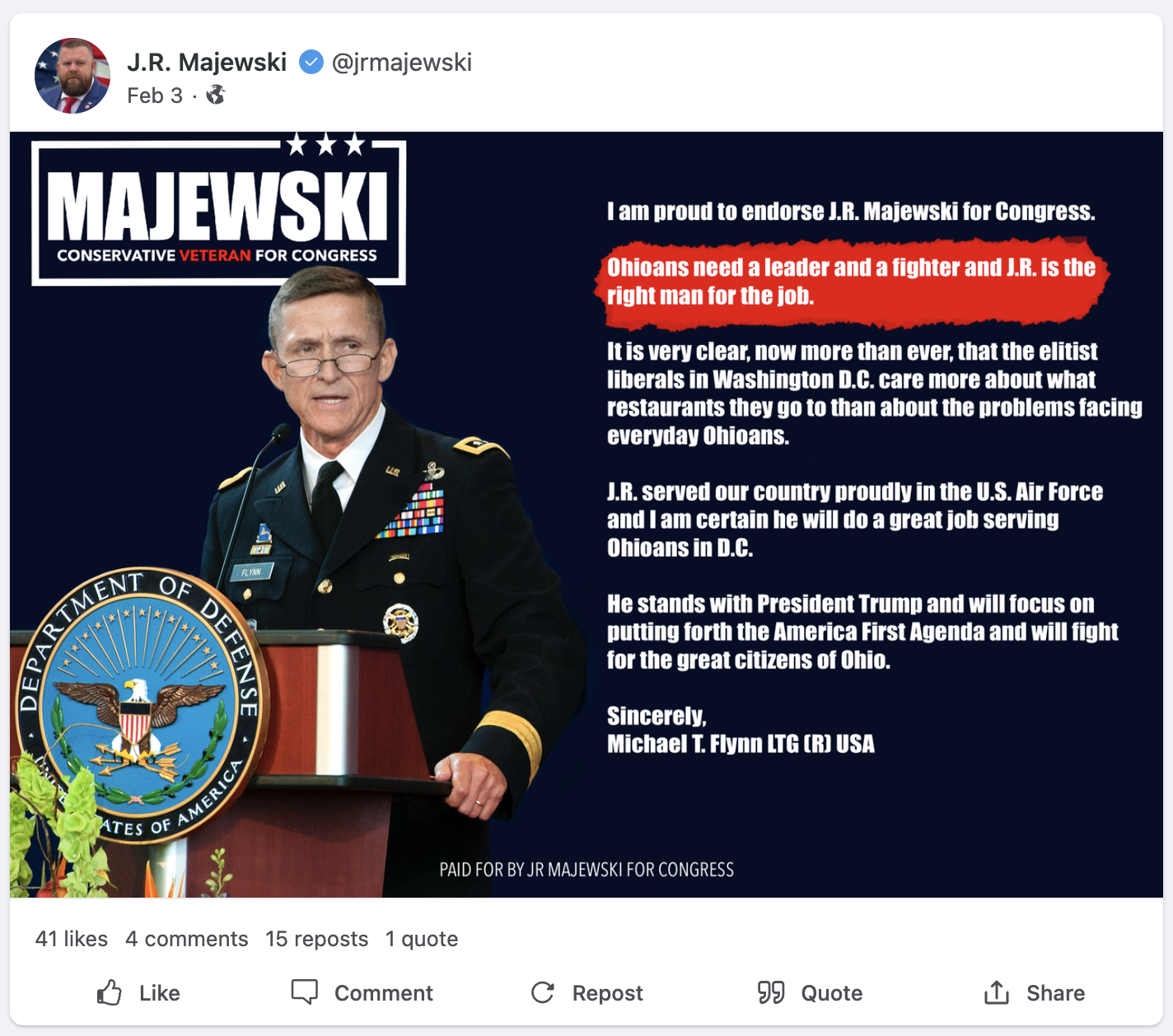 Michael Flynn J.R. Majewski