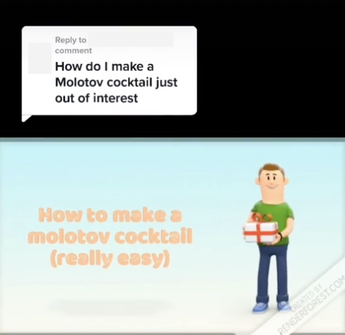 molotov cocktail diy tiktok