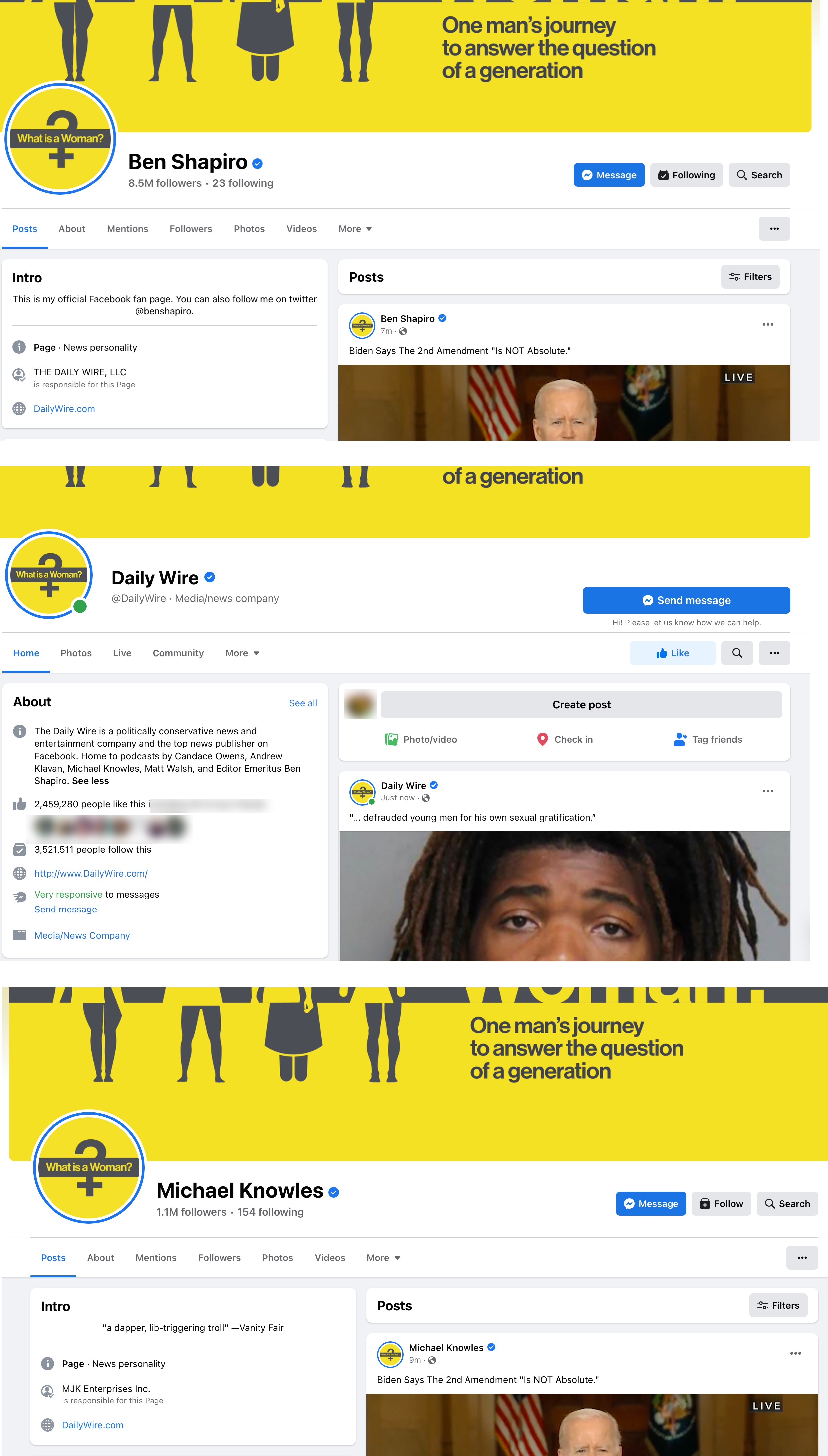 image of facebook pages 