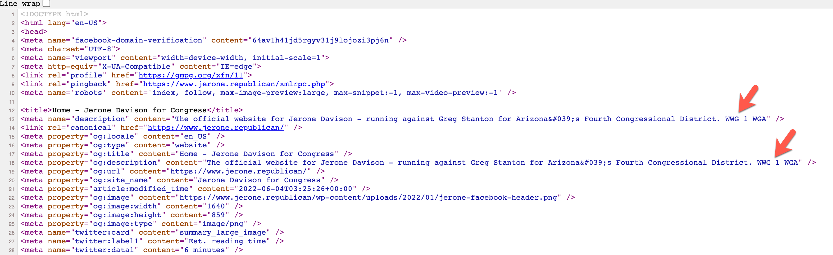 Jerone Davison site metadata1