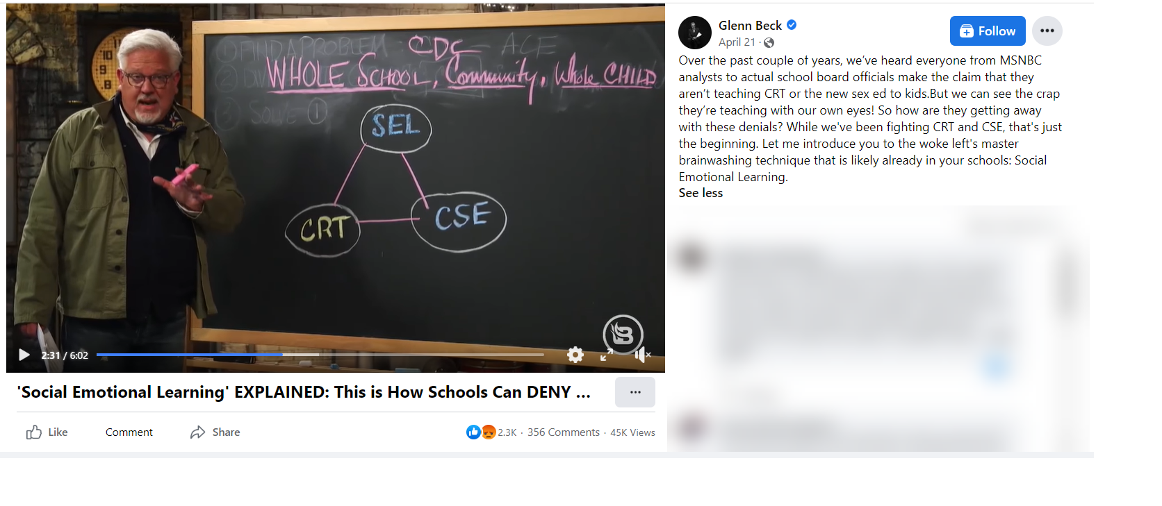 Glenn Beck 'Social Emotional Learning' EXPLAINED